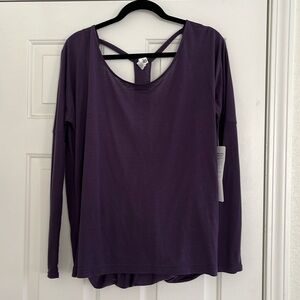 Alo purple Cinder Long sleeve top